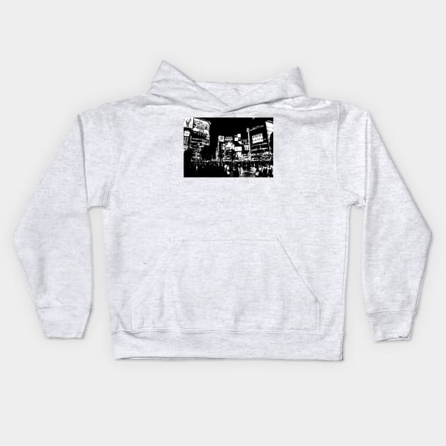 Shibuya Crossing - Tokyo Kids Hoodie by Neon Bang Bang